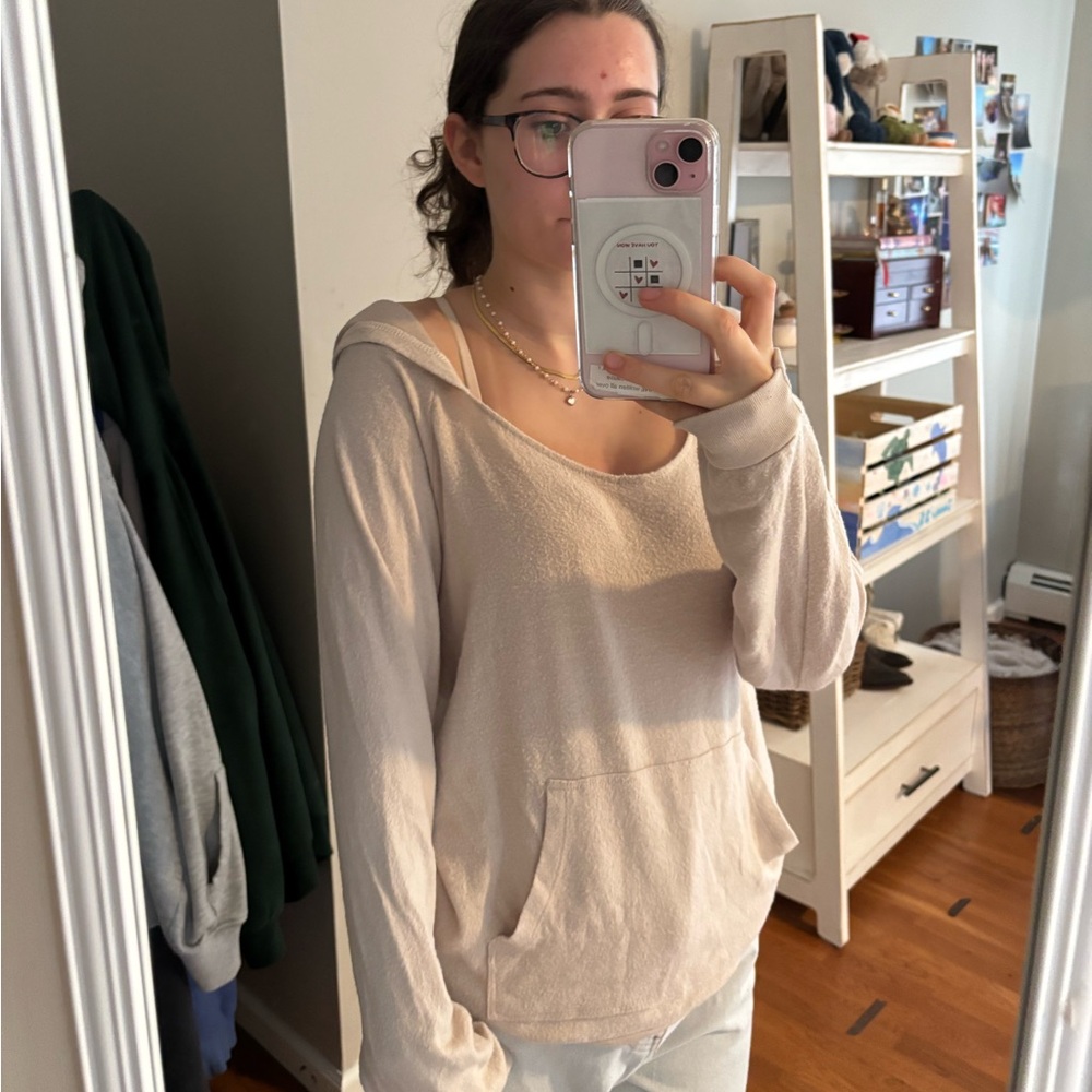 Artisan Cream Pullover Hoodie